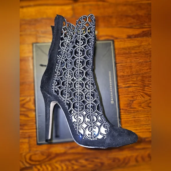 Azalea Wang Get Money Black Stiletto Bootie - Picture 4 of 5